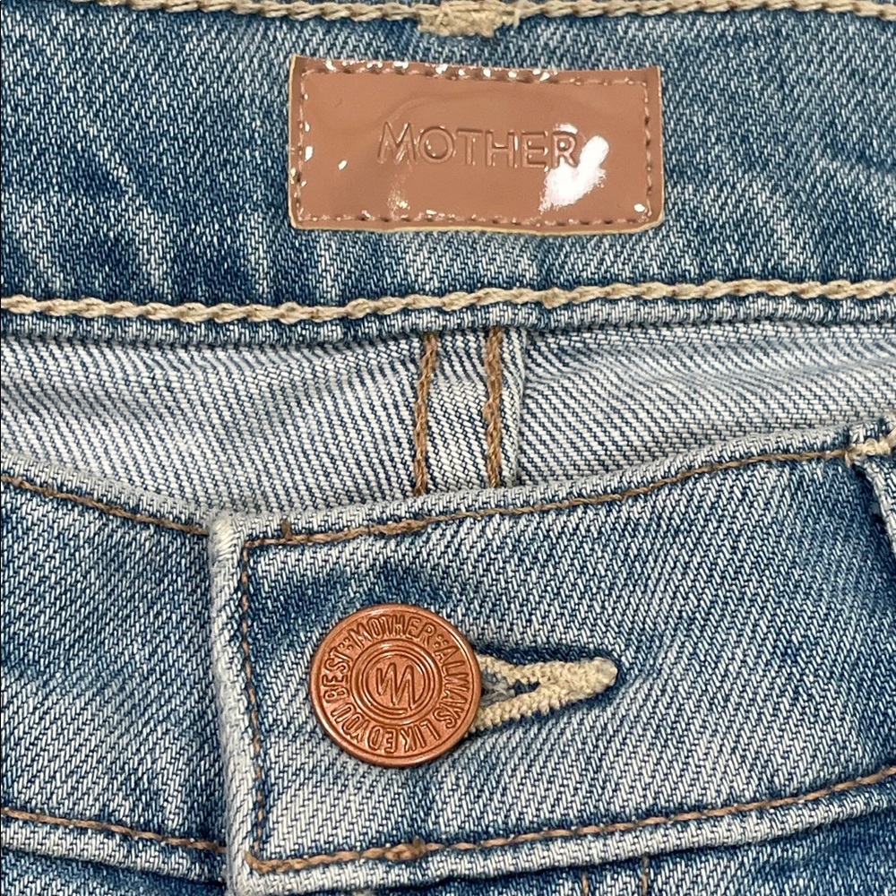 Women’s MOTHER Insider Crop Pointy Fray Lets Get it Together 10987-1709 Size 29 - Picture 10 of 16